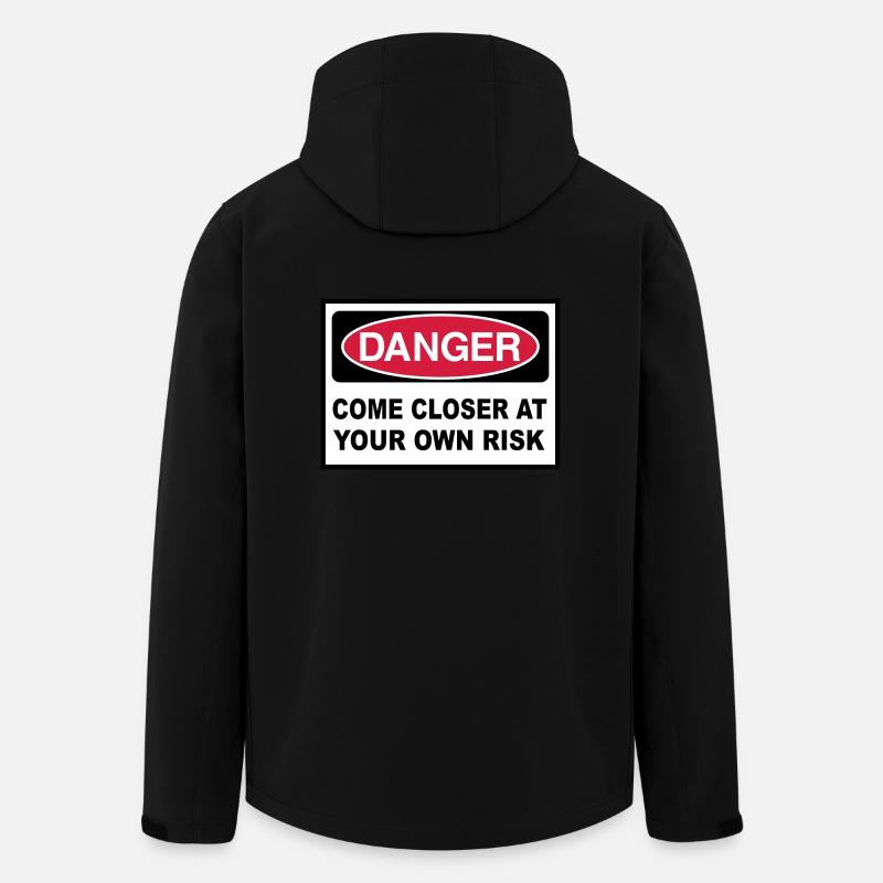2541614 15144461 danger - Recycelte Männer Softshell-Jacke von Stanley/Stella - Schwarz