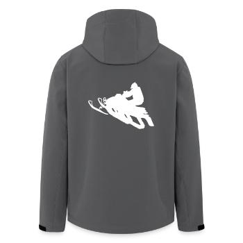 Motoneige motoneige motoneige - Veste softshell homme en polyester recyclé Stanley/Stella - charbon - Dos - AI Model Male 185 light (185cm)