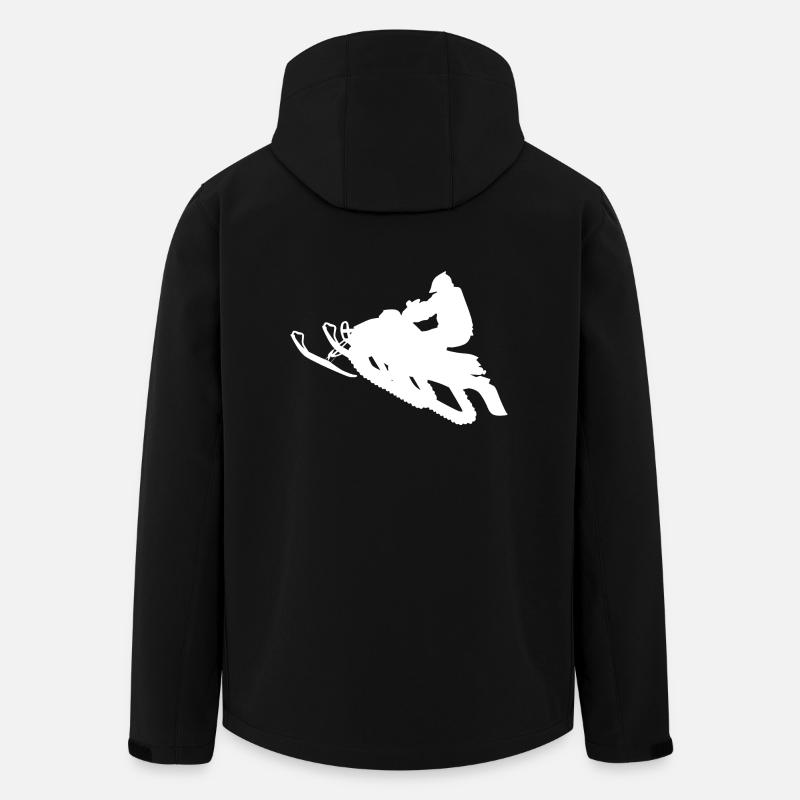 Snowmobile snowmobile snowmobile - Men’s Recycled Softshell Jacket by Stanley/Stella - black