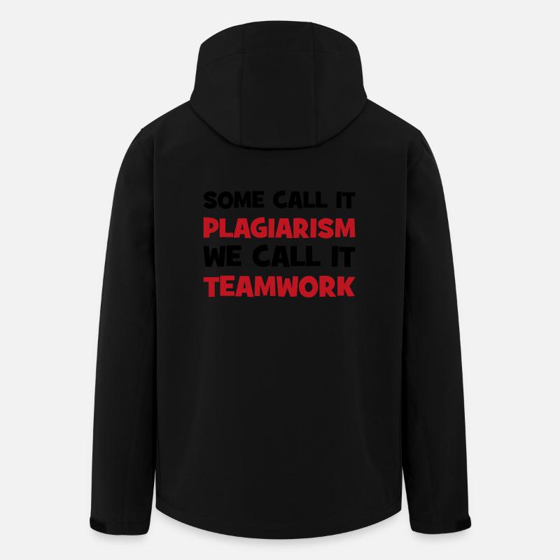 Plagiarism - Men’s Recycled Softshell Jacket by Stanley/Stella - black