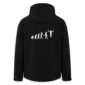 Evolution Gymnastique Gymnastique Acrobatie Gymnastique - Veste softshell homme en polyester recyclé Stanley/Stella - noir - Dos - AI Model Male 185 light (185cm)