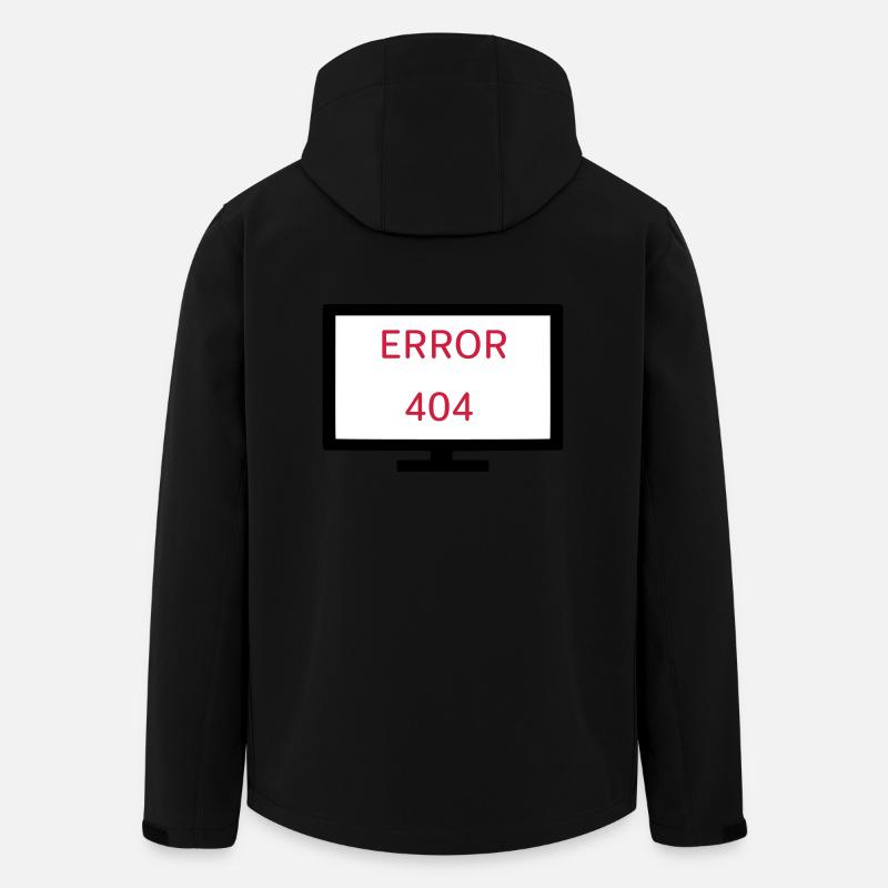 Computer Fehler 404 - Recycelte Männer Softshell-Jacke von Stanley/Stella - Schwarz