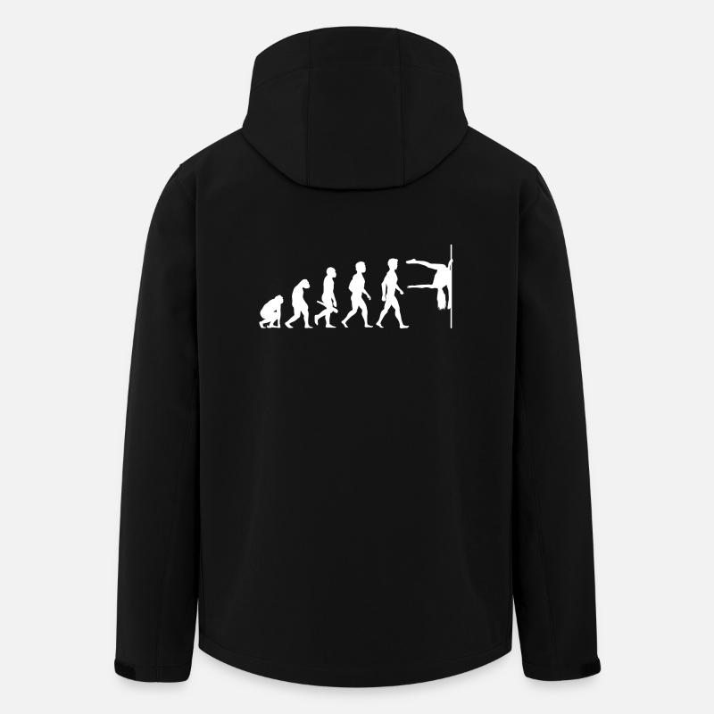 Evolution Poledance Pole Dancing Danse - Veste softshell homme en polyester recyclé Stanley/Stella - noir