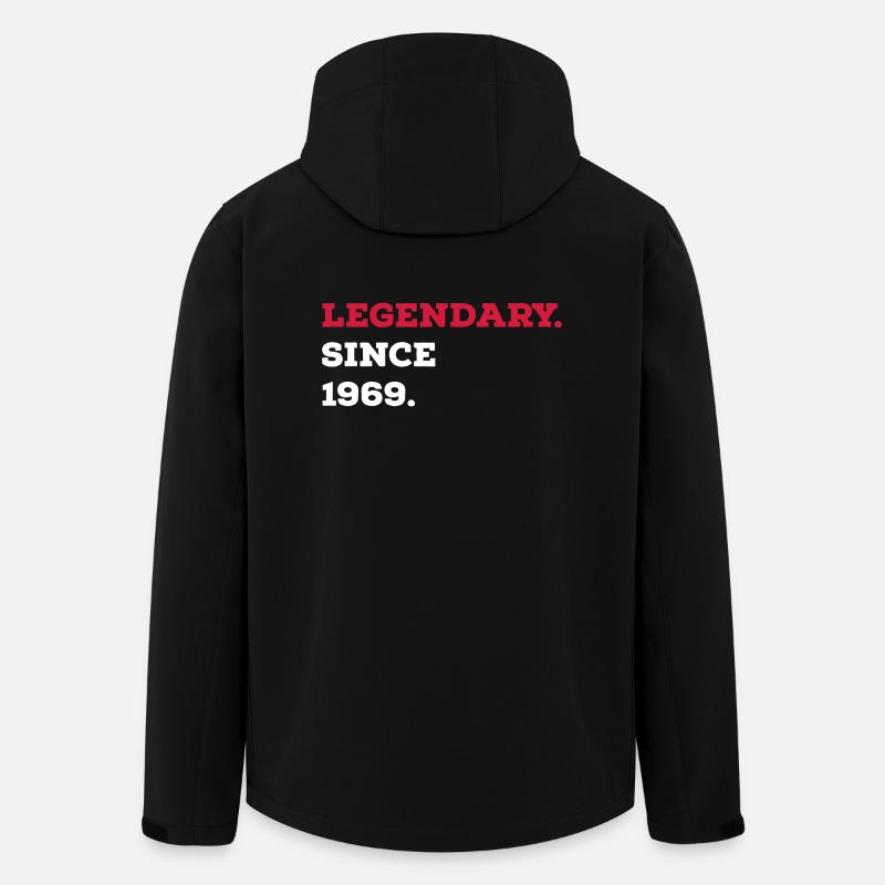 1969 - Recycelte Männer Softshell-Jacke von Stanley/Stella - Schwarz