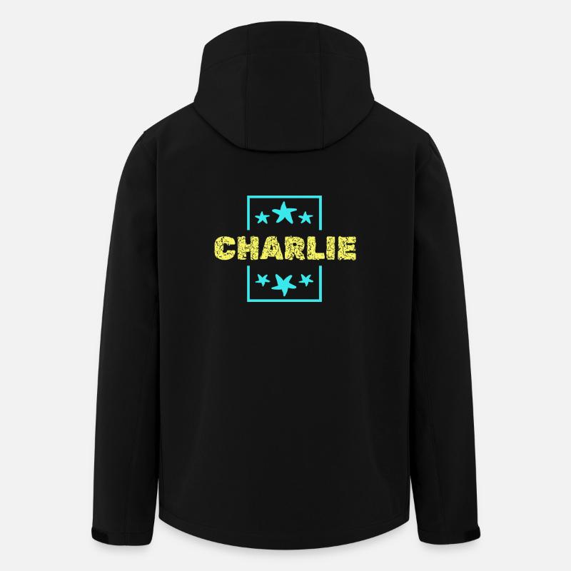 Charlie als Charlie - Recycelte Männer Softshell-Jacke von Stanley/Stella - Schwarz