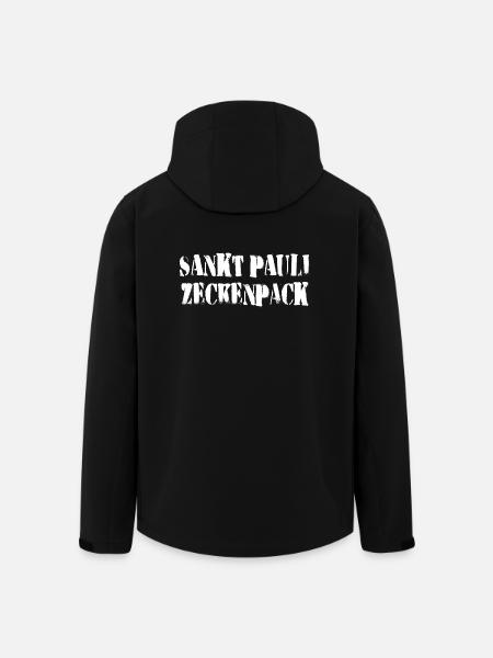 Sankt Pauli Tick Pack - Stanley/Stella herre softshelljakke i genanvendt polyester - sort