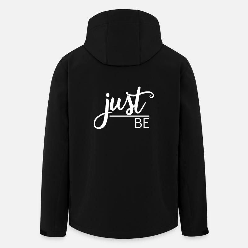 Just be - Men’s Recycled Softshell Jacket by Stanley/Stella - black