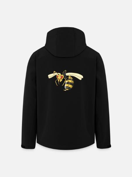 wasp - Men’s Recycled Softshell Jacket by Stanley/Stella - black