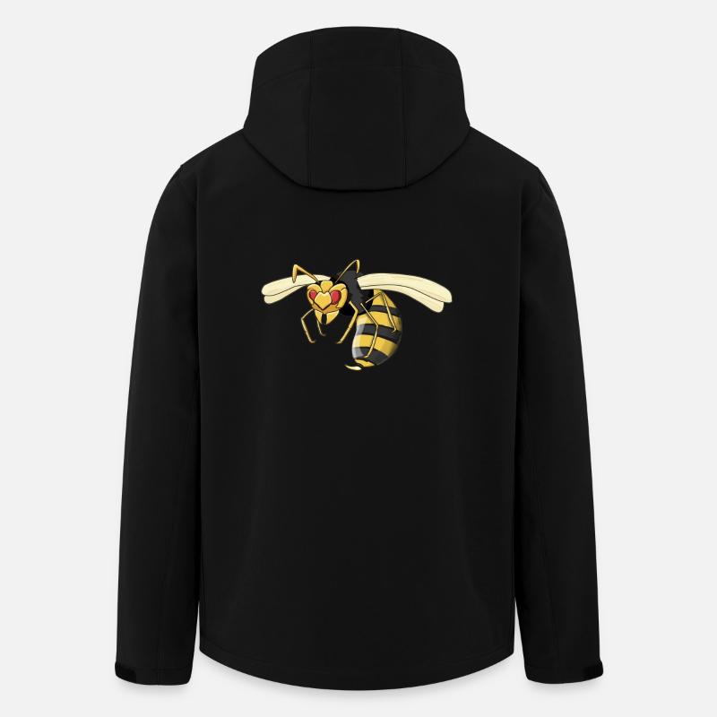 wasp - Men’s Recycled Softshell Jacket by Stanley/Stella - black