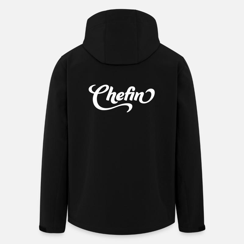 Chefin - Recycelte Männer Softshell-Jacke von Stanley/Stella - Schwarz