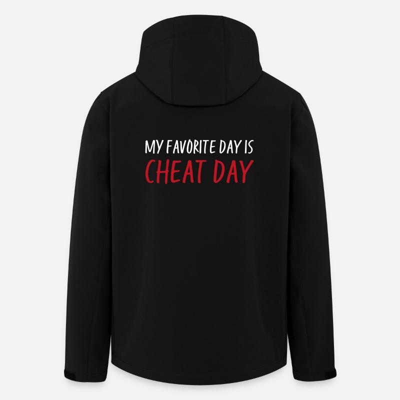 cheat day - Recycelte Männer Softshell-Jacke von Stanley/Stella - Schwarz