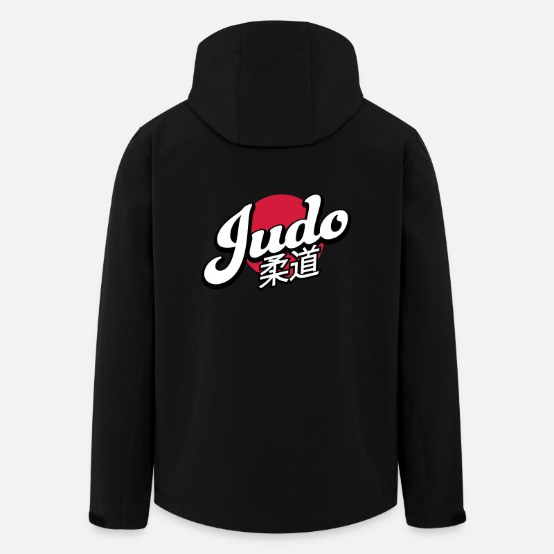 judo - Veste softshell homme en polyester recyclé Stanley/Stella - noir
