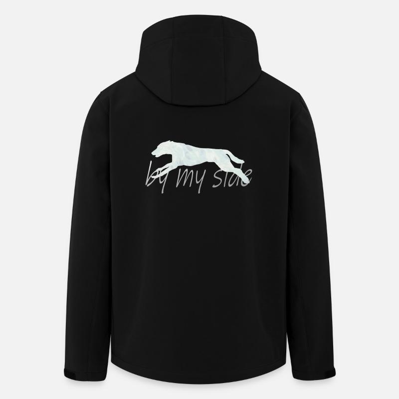 Chien de chien - Veste softshell homme en polyester recyclé Stanley/Stella - noir