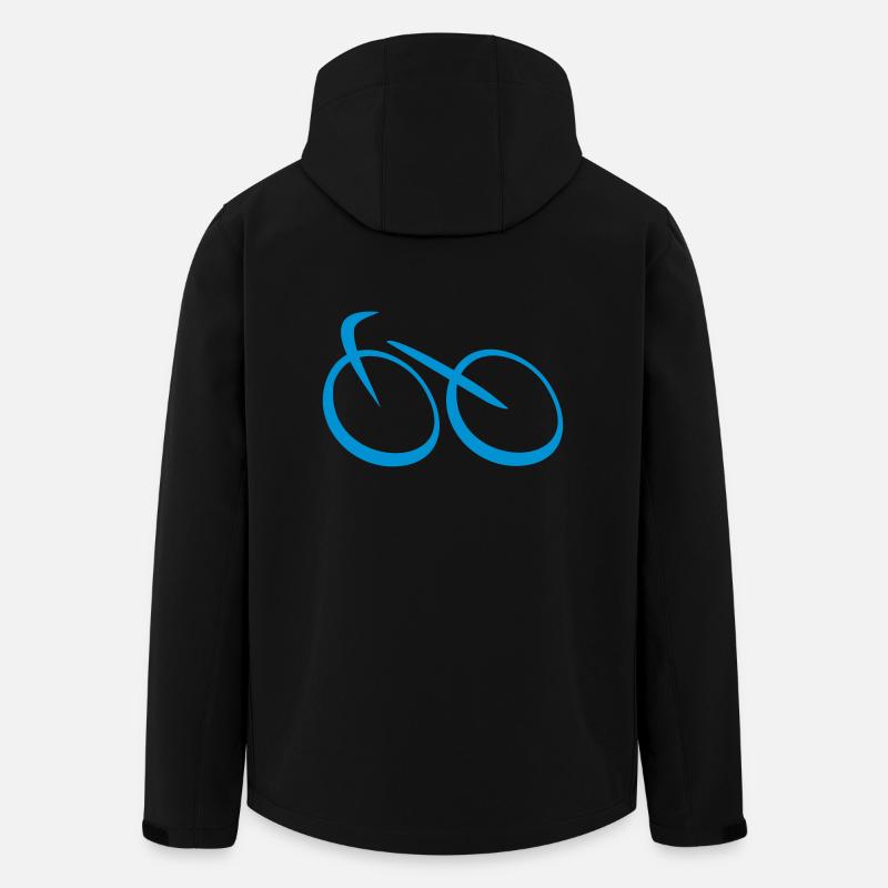 bicycle - Men’s Recycled Softshell Jacket by Stanley/Stella - black