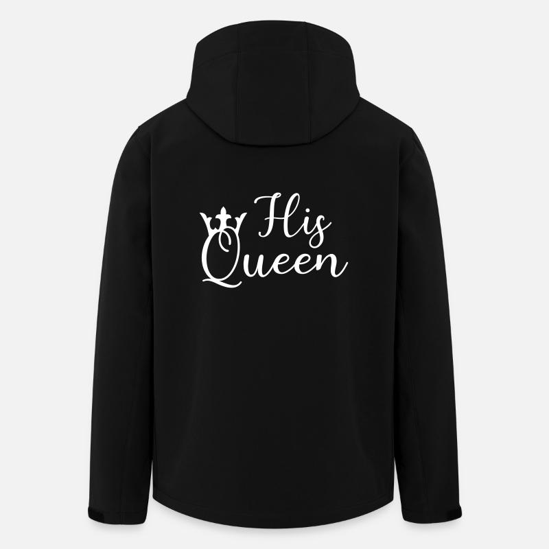 his queen - Men’s Recycled Softshell Jacket by Stanley/Stella - black
