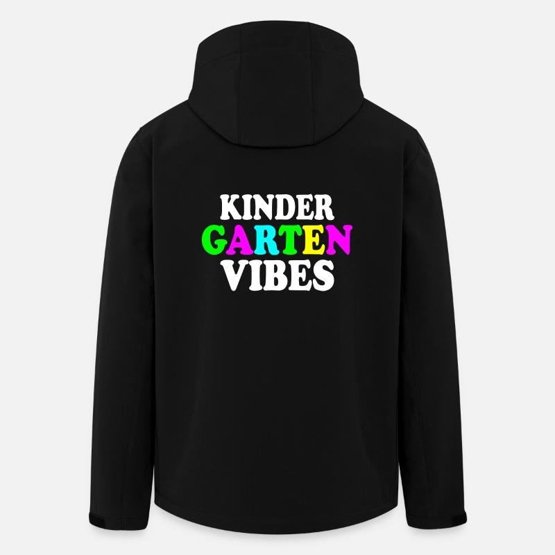 kindergarten vibes - Veste softshell homme en polyester recyclé Stanley/Stella - noir