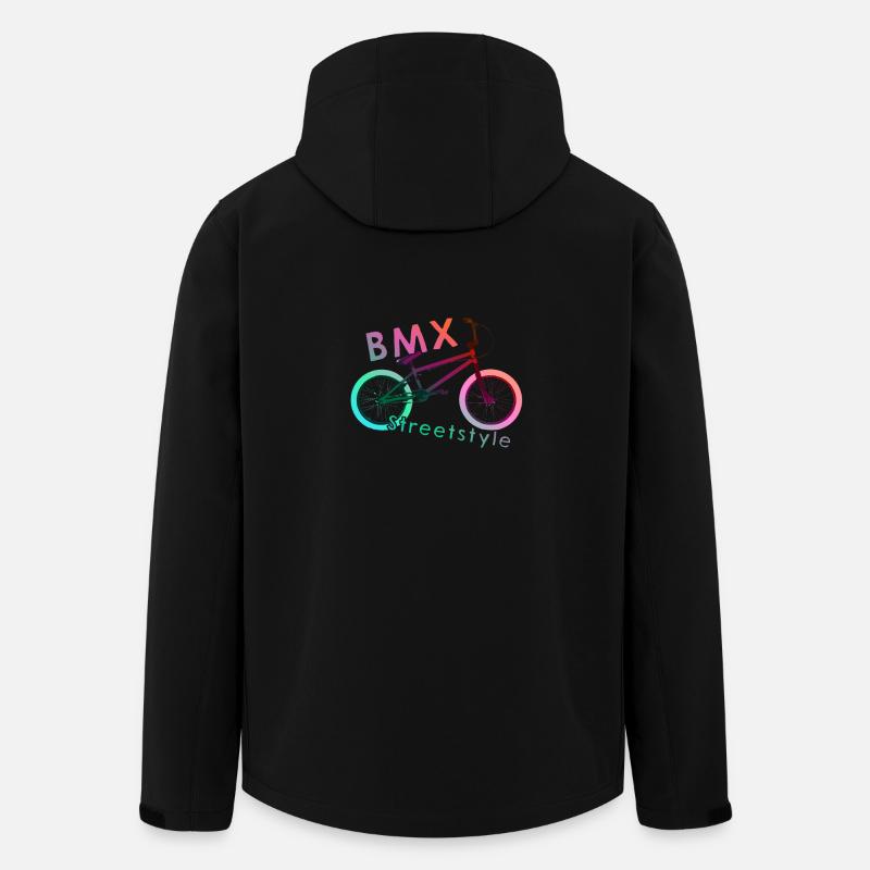 Streetstyle BMX - Recycelte Männer Softshell-Jacke von Stanley/Stella - Schwarz