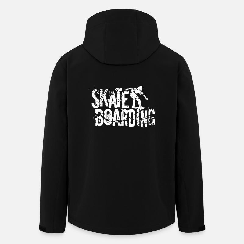 Skateboarding - Recycelte Männer Softshell-Jacke von Stanley/Stella - Schwarz