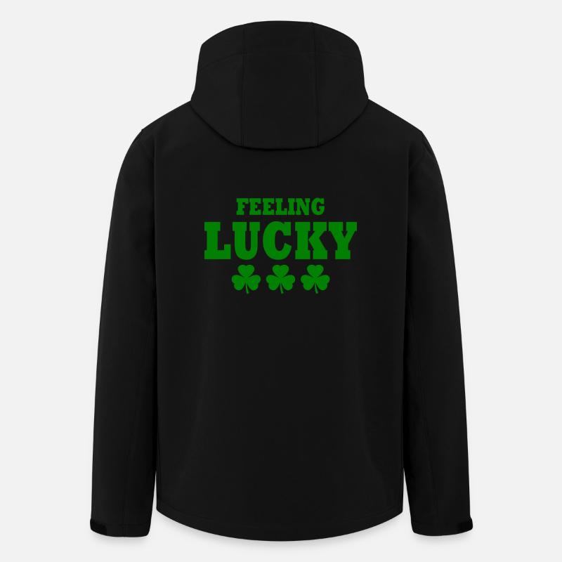 feeling lucky - Veste softshell homme en polyester recyclé Stanley/Stella - noir