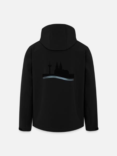 Cologne - Men’s Recycled Softshell Jacket by Stanley/Stella - black