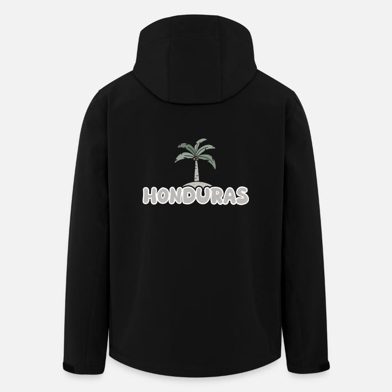 Honduras Honduras - Veste softshell homme en polyester recyclé Stanley/Stella - noir