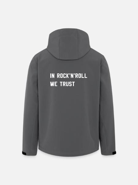 Rock n roll - Recycelte Männer Softshell-Jacke von Stanley/Stella - Schwarz
