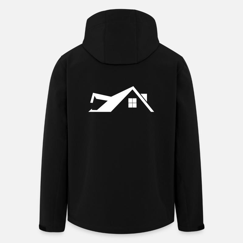 roof - Recycelte Männer Softshell-Jacke von Stanley/Stella - Schwarz