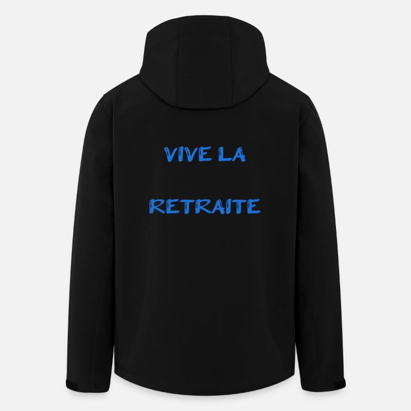 RETIREMENT. RETIREMENT. RETIRED. RETIREMENT - Men’s Recycled Softshell Jacket by Stanley/Stella - black