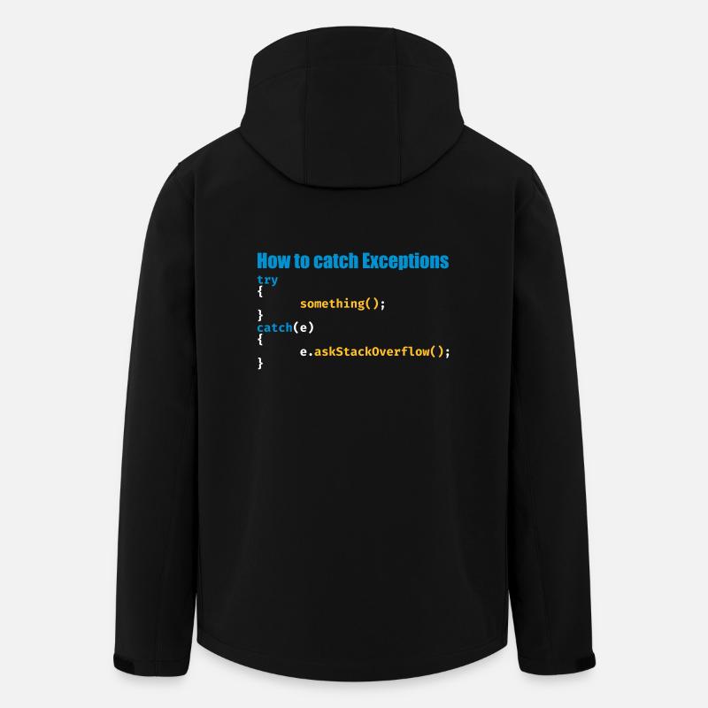 Programmierer, Software, Informatik, Developer - Recycelte Männer Softshell-Jacke von Stanley/Stella - Schwarz