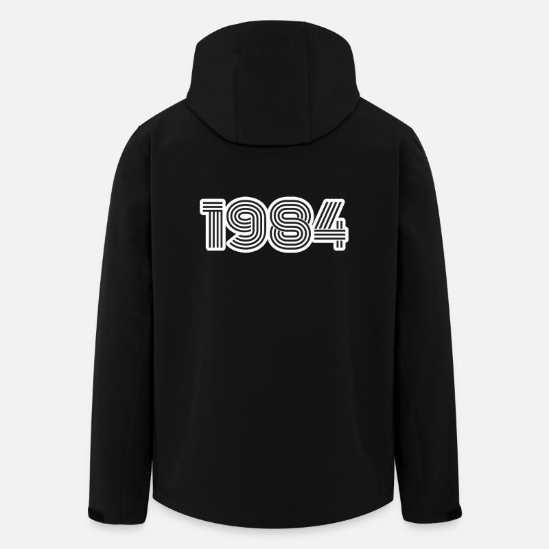 1984 - Men’s Recycled Softshell Jacket by Stanley/Stella - black