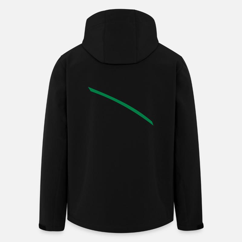 Dash green - Men’s Recycled Softshell Jacket by Stanley/Stella - black
