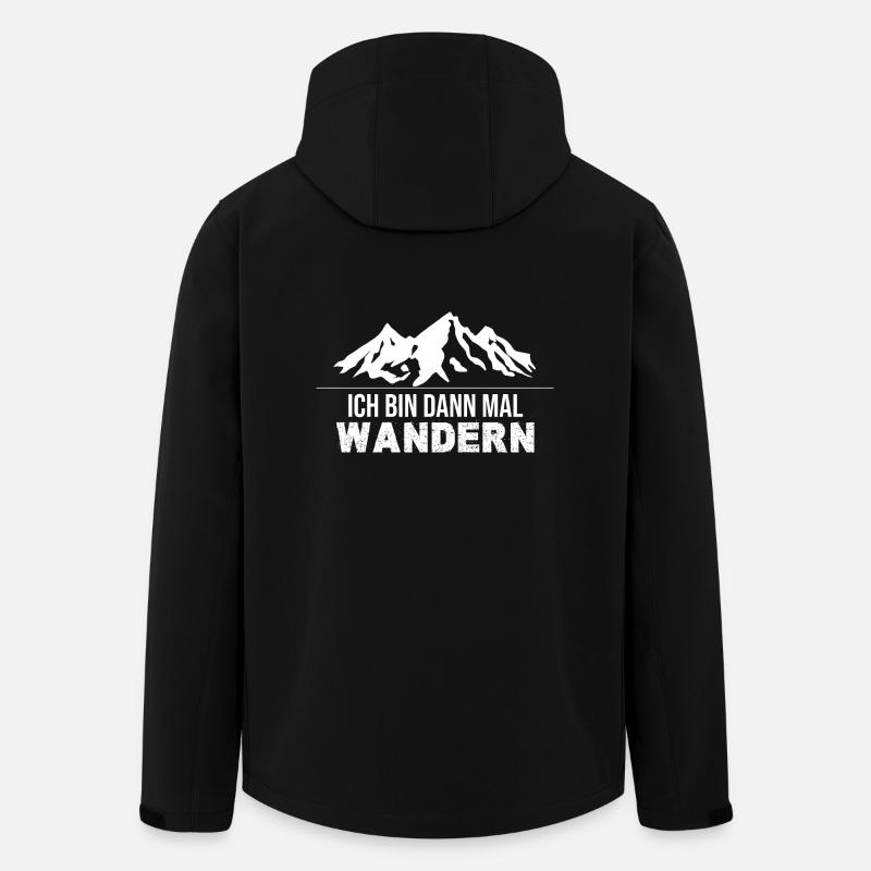 Je ferai de la randonnée alors - Veste softshell homme en polyester recyclé Stanley/Stella - noir