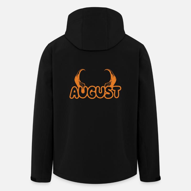 August August - Recycelte Männer Softshell-Jacke von Stanley/Stella - Schwarz