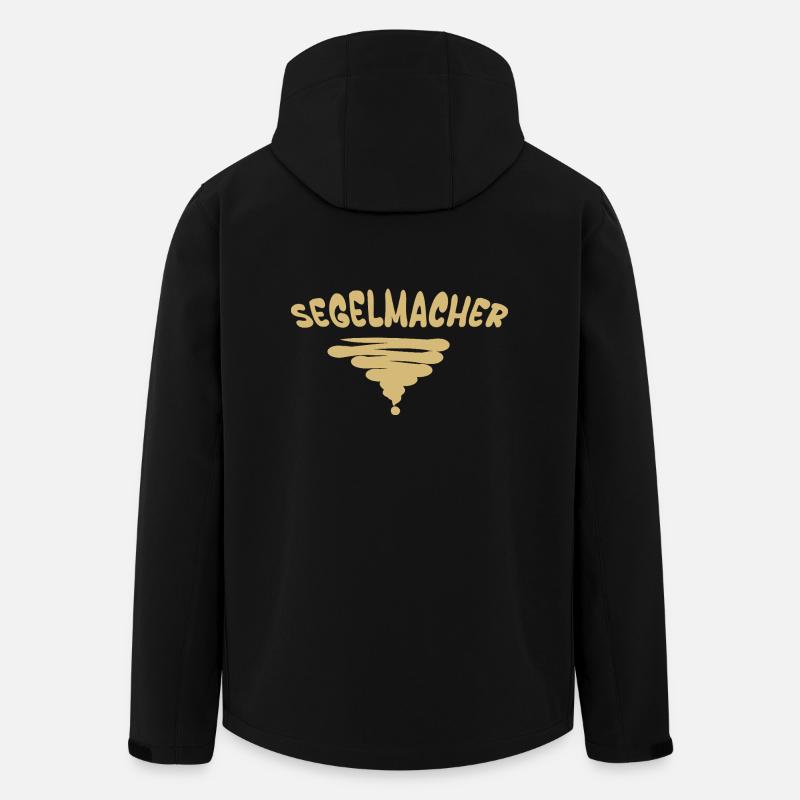 Beruf Segelmacher - Recycelte Männer Softshell-Jacke von Stanley/Stella - Schwarz