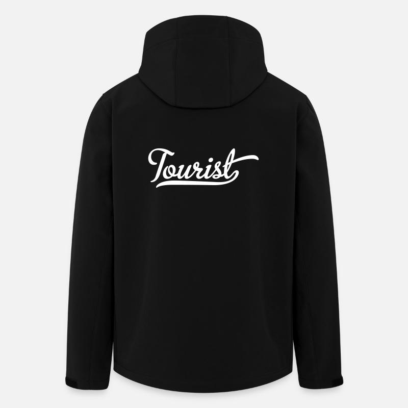 Tourist - Recycelte Männer Softshell-Jacke von Stanley/Stella - Schwarz