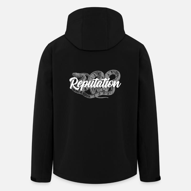 Snake réputation serpent - Veste softshell homme en polyester recyclé Stanley/Stella - noir