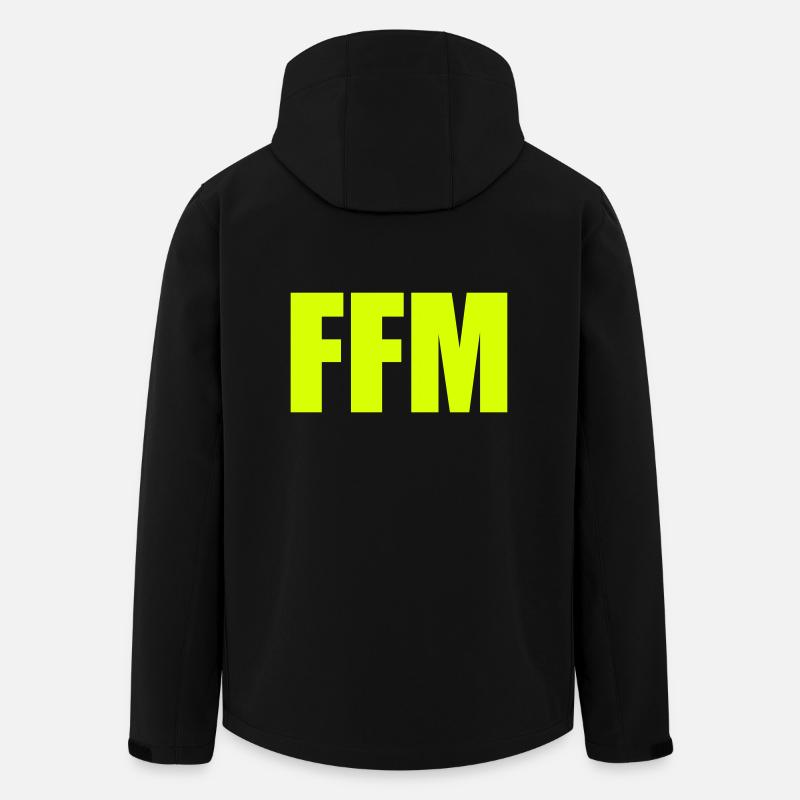 Frankfurt am Main - Men’s Recycled Softshell Jacket by Stanley/Stella - black