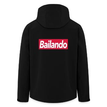 Bailando - Chemise de danse - Veste softshell homme en polyester recyclé Stanley/Stella - noir - Dos - AI Model Male 185 light (185cm)