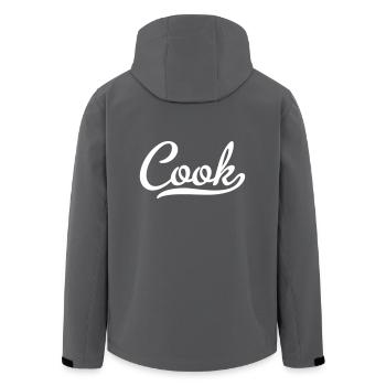 cuisinier - Veste softshell homme en polyester recyclé Stanley/Stella - noir - Dos - AI Model Male 185 light (185cm)