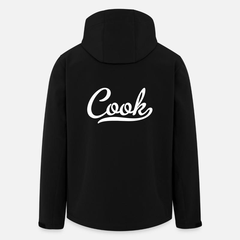 cuisinier - Veste softshell homme en polyester recyclé Stanley/Stella - noir