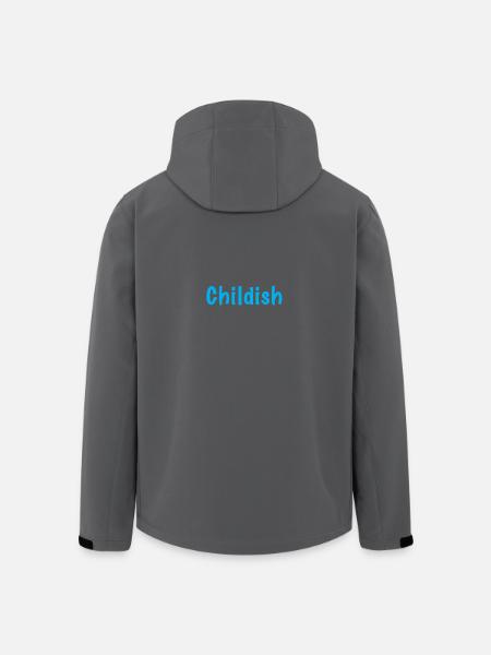 Kindisch - Recycelte Männer Softshell-Jacke von Stanley/Stella - Schwarz