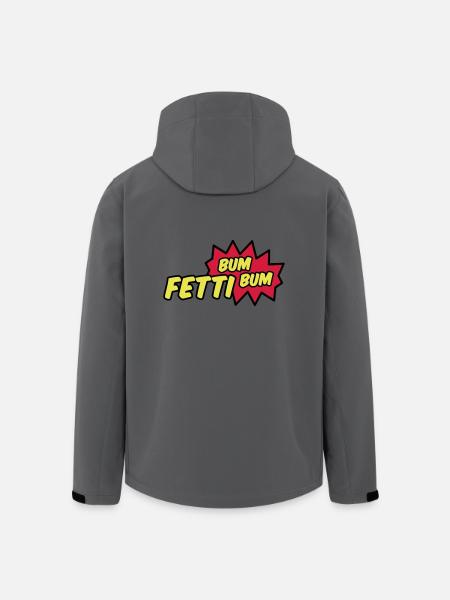 Fetti Bum Bum - Men’s Recycled Softshell Jacket by Stanley/Stella - black