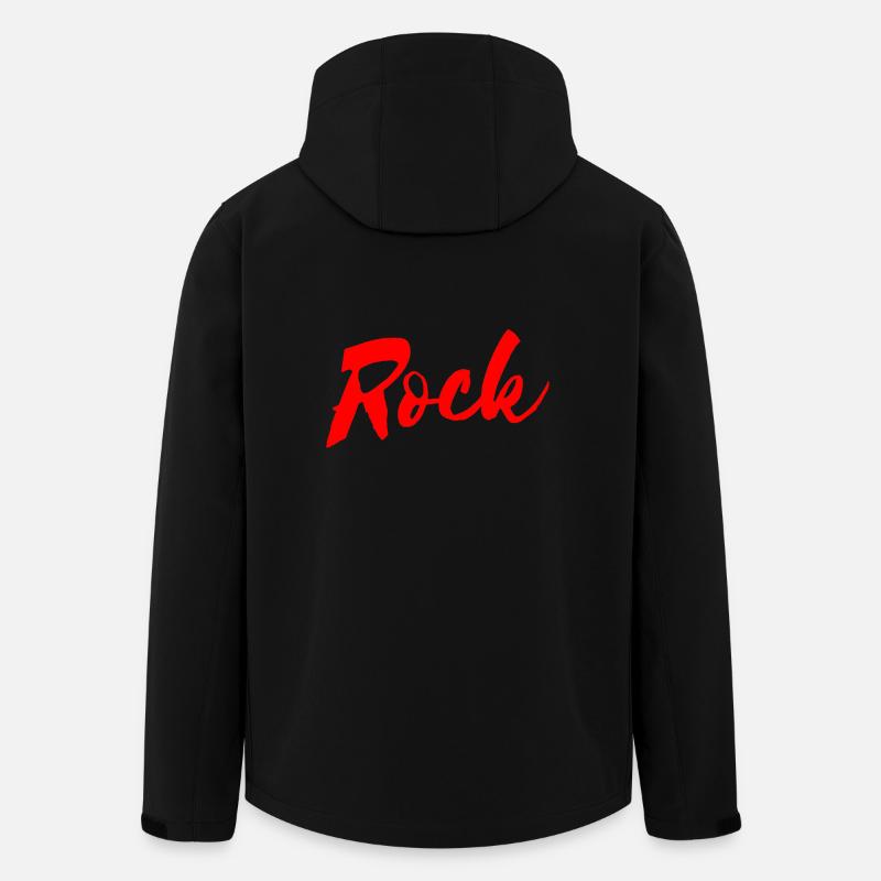 Rock - Recycelte Männer Softshell-Jacke von Stanley/Stella - Schwarz