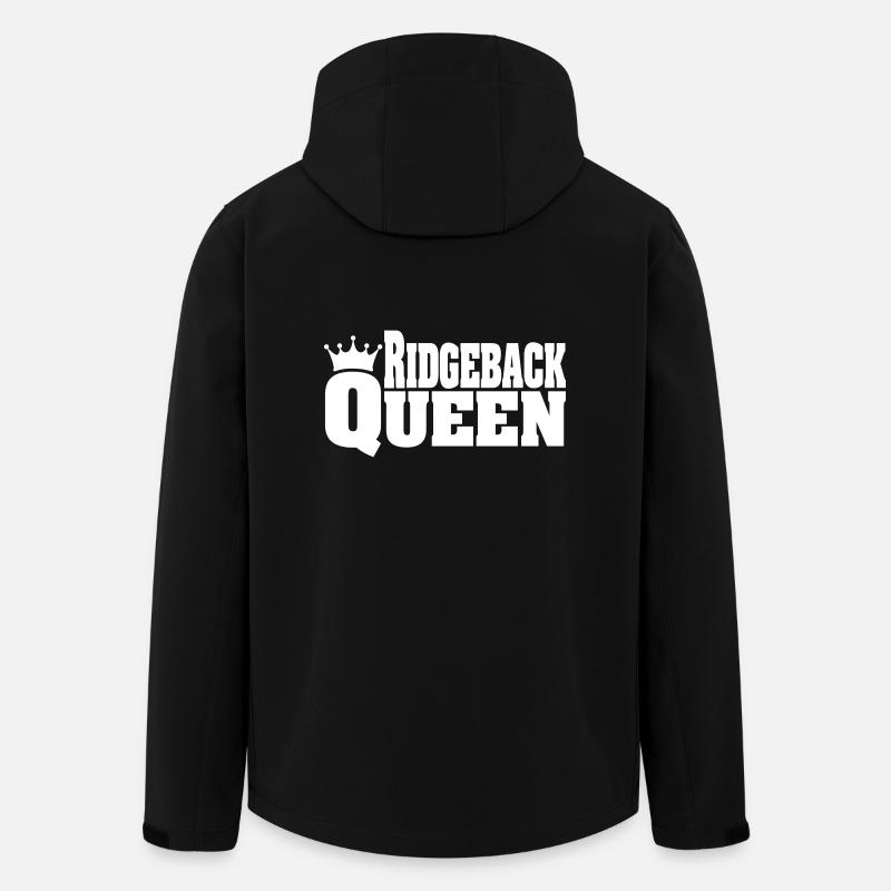 RIDGEBACK QUEEN Rhodesian Ridgeback - Recycelte Männer Softshell-Jacke von Stanley/Stella - Schwarz