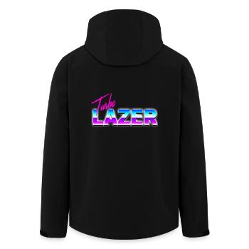 Turbo Lazer - Men’s Recycled Softshell Jacket by Stanley/Stella - black - Back - AI Model Male 185 light (185cm)