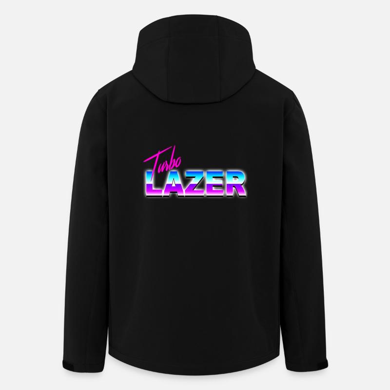 Turbo Lazer - Recycelte Männer Softshell-Jacke von Stanley/Stella - Schwarz