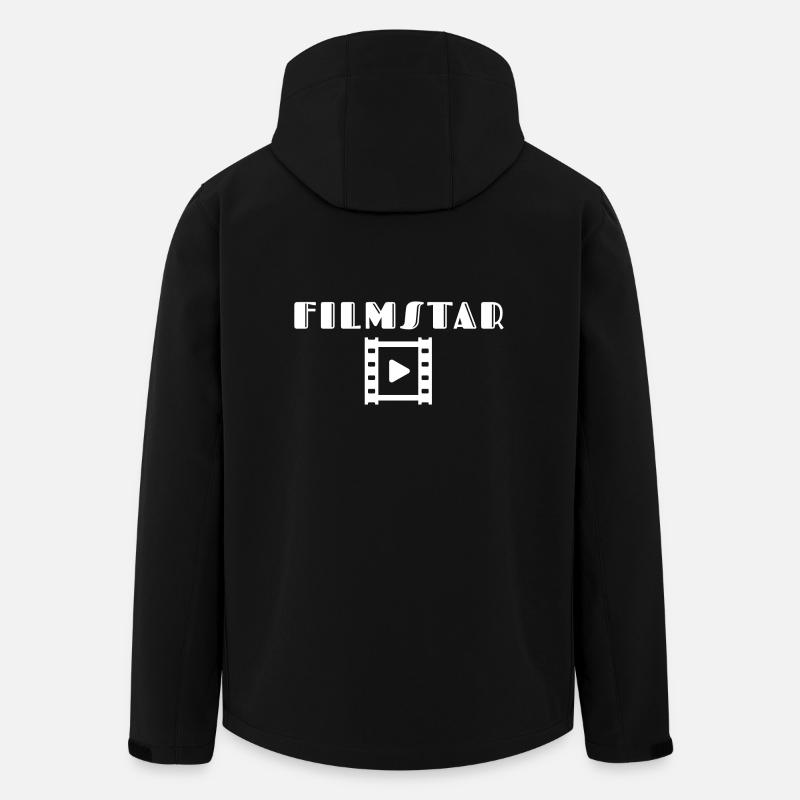 Star du cinéma - Veste softshell homme en polyester recyclé Stanley/Stella - noir