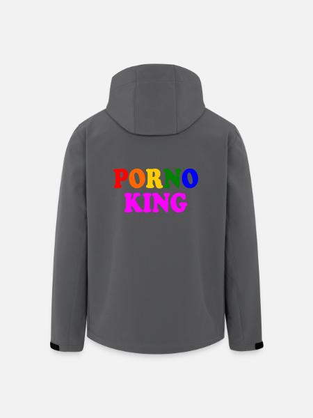 Porno king - Men’s Recycled Softshell Jacket by Stanley/Stella - black