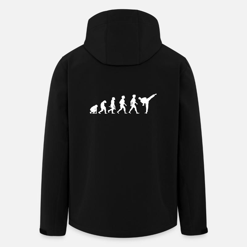 Evolution Karaté Arts Martiaux - Veste softshell homme en polyester recyclé Stanley/Stella - noir