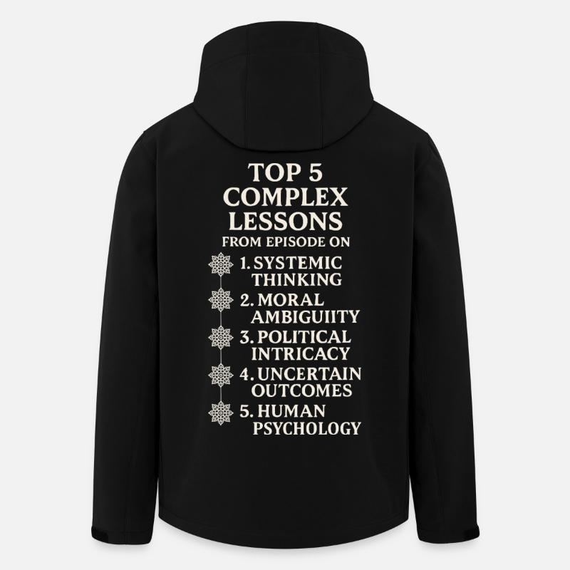 Des leçons complexes - Veste softshell homme en polyester recyclé Stanley/Stella - noir